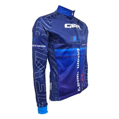 Custom Winter Pro Cycling Jersey – detail view