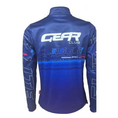 Custom Softshell Cycling Jacket – back view