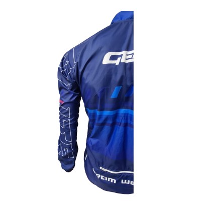 Custom Windtex Light Cycling Jacket – detail view