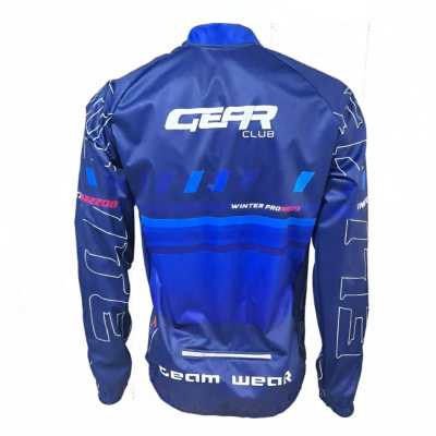Custom Winter Pro Cycling Jacket – back view